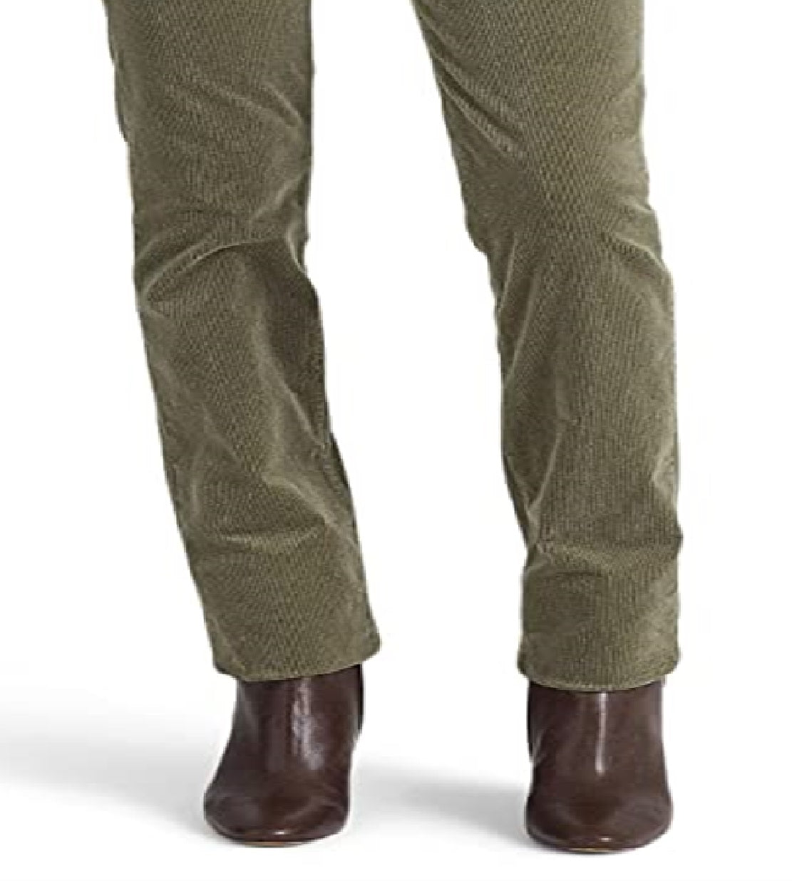 Ralph Lauren Women's Corduroy Mid Rise Straight Pant Green Size 8