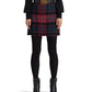 Ralph Lauren Women's Plaid Pencil Miniskirt Skirt Pink