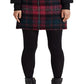 Ralph Lauren Women's Plaid Pencil Miniskirt Skirt Pink