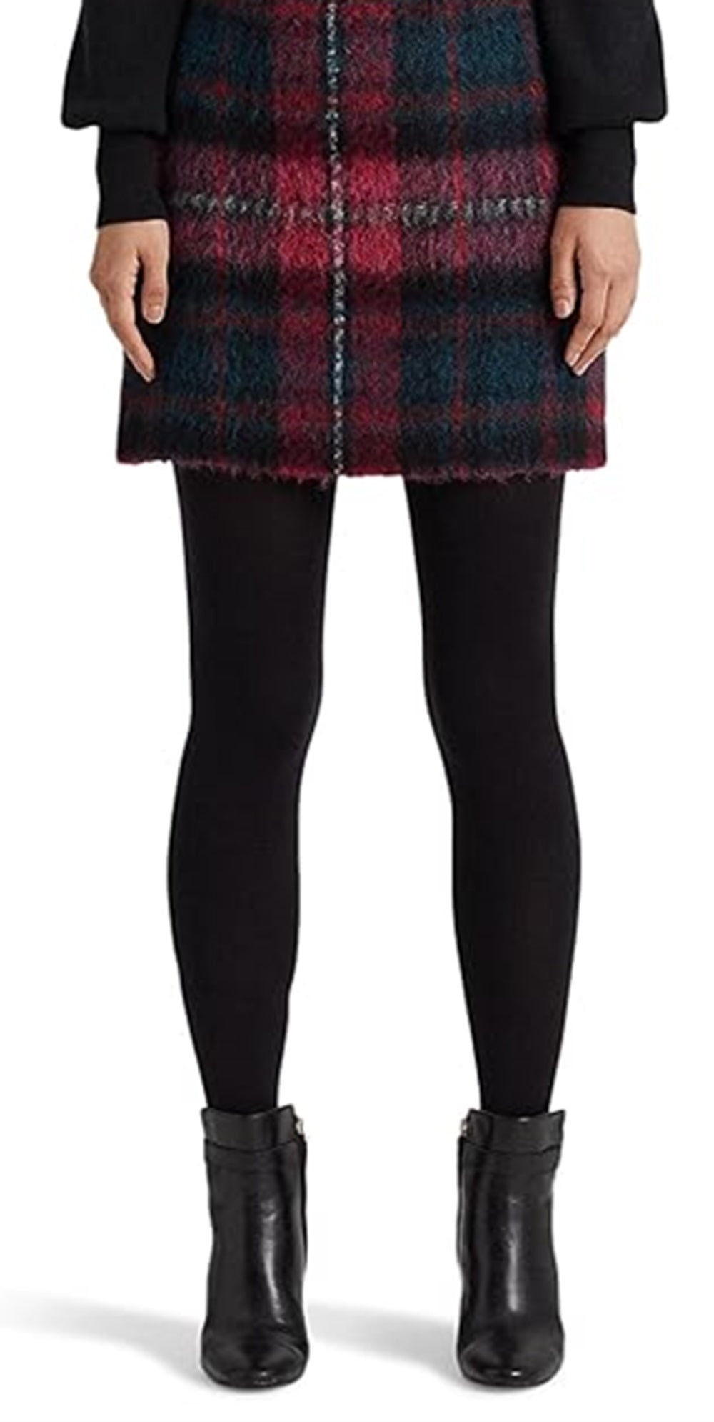 Ralph Lauren Women's Plaid Pencil Miniskirt Pink Size 16