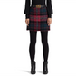 Ralph Lauren Women's Plaid Pencil Miniskirt Pink Size 16
