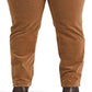 Ralph Lauren Women's Corduroy Mid Rise Straight Pant Brown Size 20W