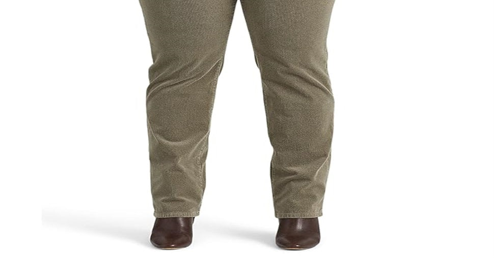 Ralph Lauren Men's Corduroy Mid Rise Straight Pant Green Size 16W