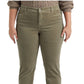 Ralph Lauren Women's Corduroy Mid Rise Straight Pant Green Size 22W