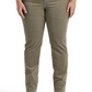 Ralph Lauren Women's Corduroy Mid Rise Straight Pant Green Size 22W