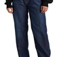 Ralph Lauren Women's High Rise Relaxed Straight Jean Blue Size 6