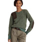 Ralph Lauren Women's Faux Leather Trim Wool Blend Sweater Assorted Size X-Large