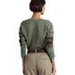 Ralph Lauren Women's Faux Leather Trim Wool Blend Sweater Assorted Size X-Large