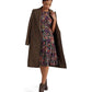 Ralph Lauren Women's Floral Belted Crepe Dress Black Size 10