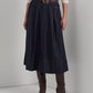 Ralph Lauren Women's Button Front Denim Skirt Blue Size 16