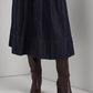 Ralph Lauren Women's Button Front Denim Skirt Blue Size 16