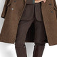 Ralph Lauren Women's Wool Blend Double Breasted Coat Brown Size 8