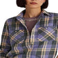 Ralph Lauren Women's Plaid Twill Shirt Purple Size Small