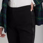 Ralph Lauren Women's Side Stripe Wool Crepe Pants Black Size 4