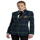 Ralph Lauren Women's Plaid Bullion Twill Blazer Green Size 14