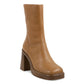 Steve Madden Women's Fantasie Platform Bootie Brown Size 7.5 M