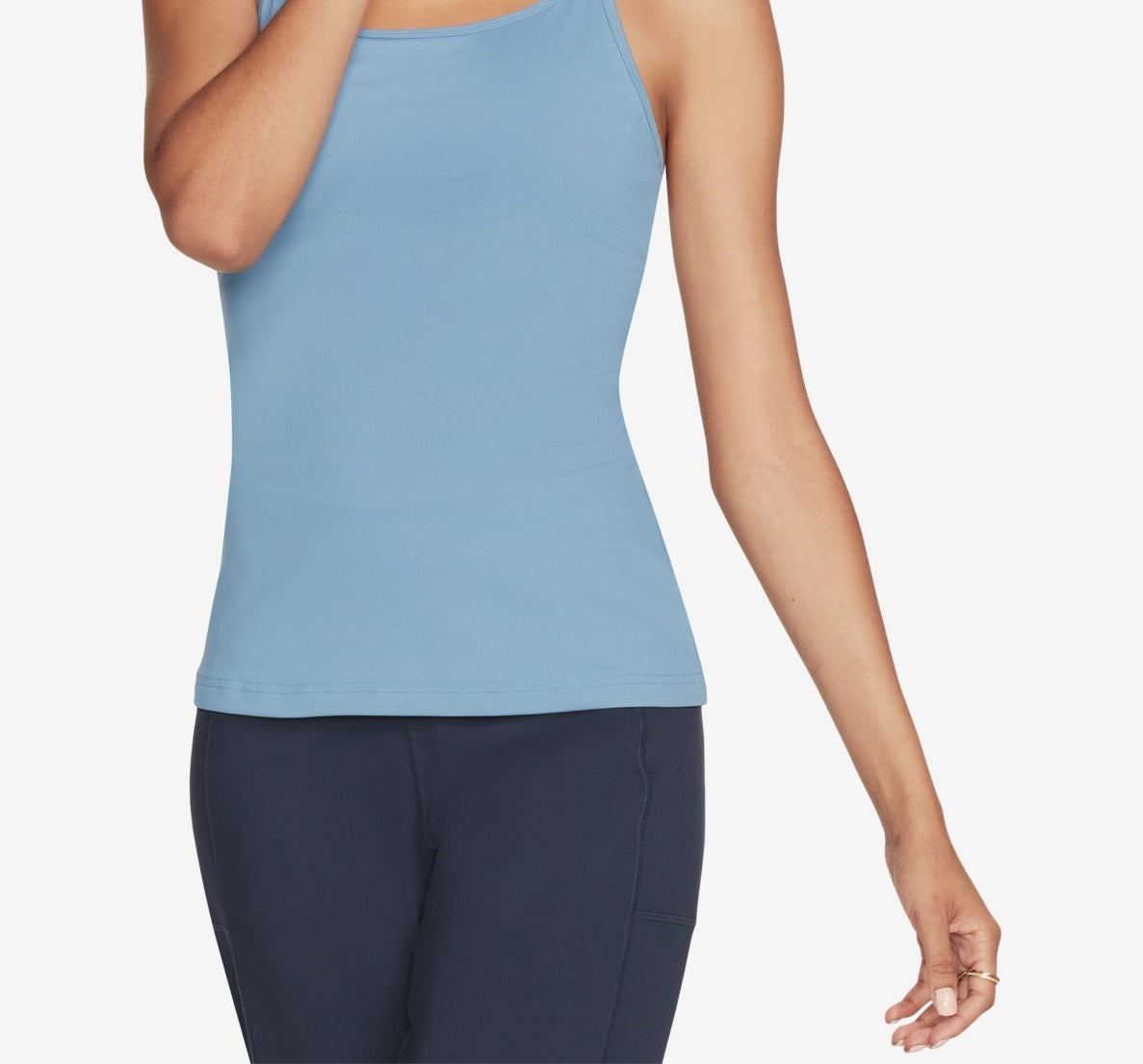 Skechers Women's Go Flex Racerback Shelf Bra Cami Blue Size X-Large