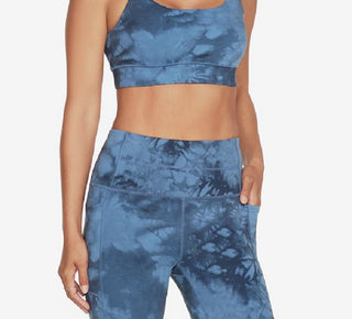 Skechers Women's Strappy Crossback Sports Bra Blue Size Medium