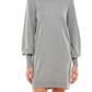 Wayf Morela Turtleneck Sweater Dress, Heather Grey, X-Small