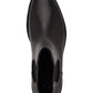 Calvin Klein Men's Pull Tab Goring Cushioned Fenwick Round Toe Block Heel Leather Chelsea Black Size 7.5 M