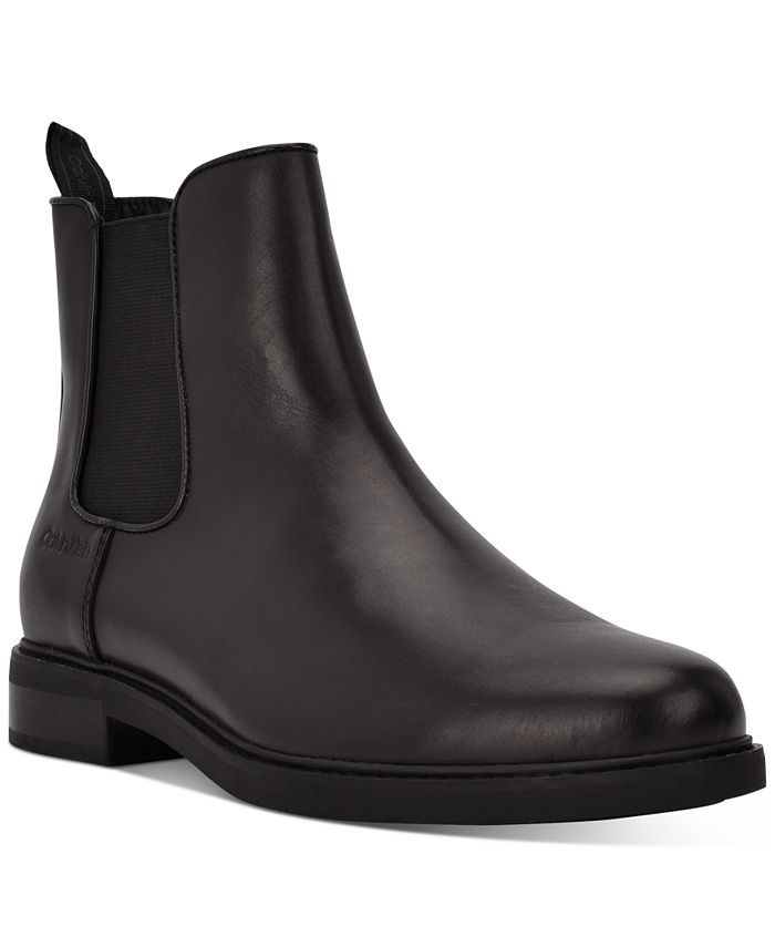 Calvin Klein Fenwick Chelsea Boot Black Size 10 M