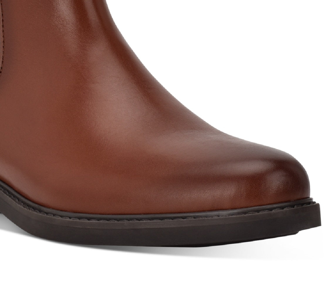 Calvin Klein Men's Fenwick Chelsea Boot Brown Size 8 M