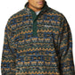 Columbia Men's Rugged Ridge Geo Print Fleece Jacket Green Size X-Large