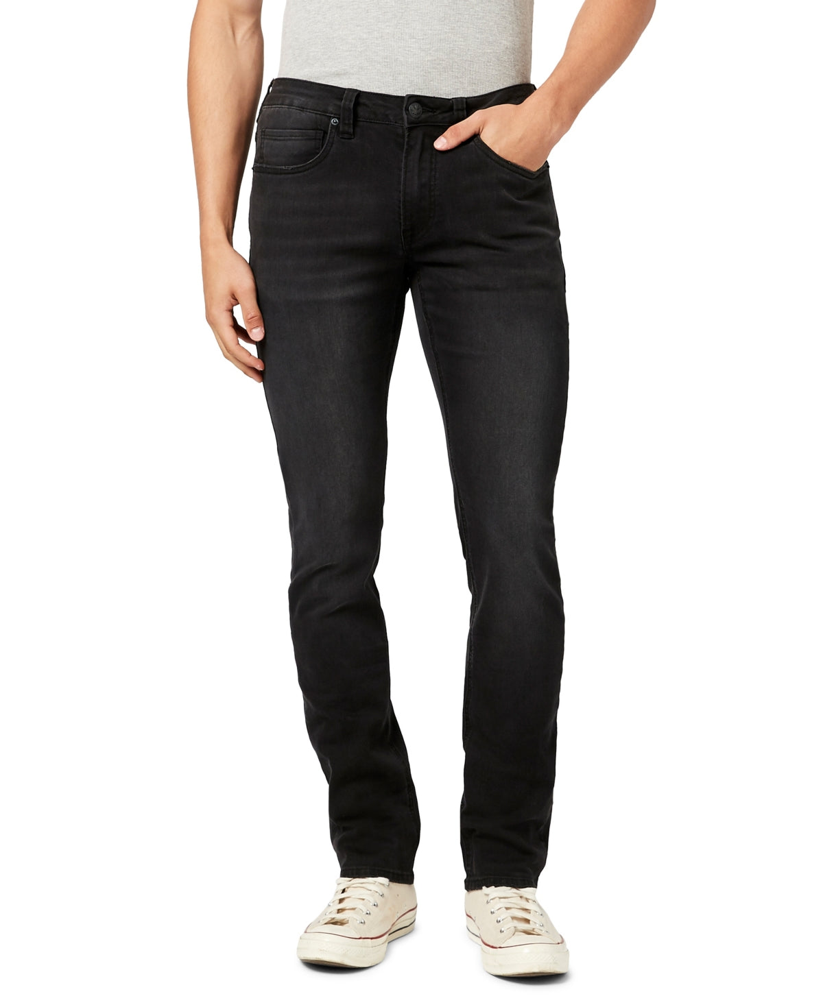 Buffalo David Bitton Men's Slim Five Pocket Denim Jeans Black Size 34/32