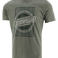 Caterpillar Men's Foundation Distressed Logo Graphic T-Shirt Green Size XL
