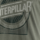 Caterpillar Men's Foundation Distressed Logo Graphic T-Shirt Green Size XL