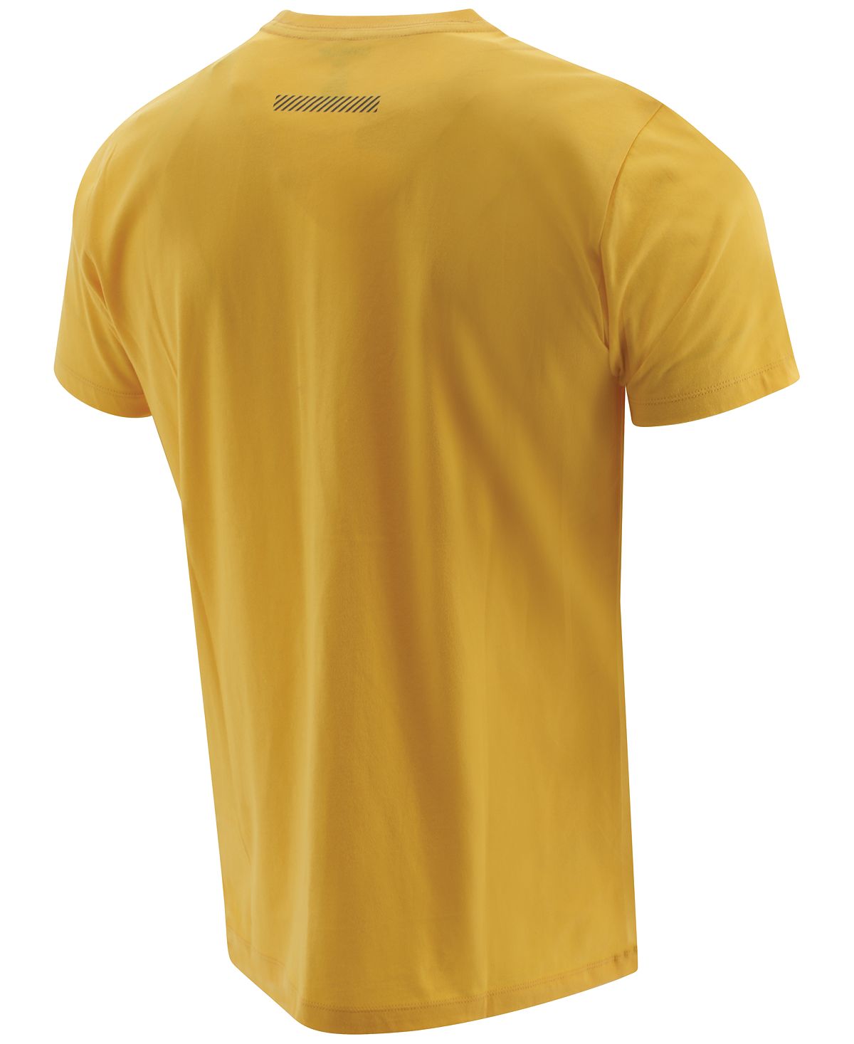 Caterpillar Men's Equipment Company Logo Graphic T-Shirt Yellow Size Large