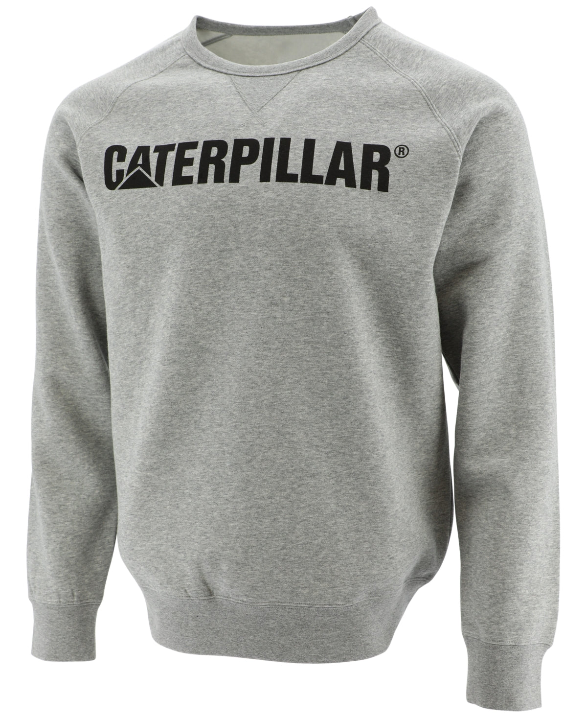 Caterpillar Men's Foundation Logo Print Sweatshirt Gray Size Small