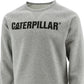 Caterpillar Men's Foundation Logo Print Sweatshirt Gray Size X-Large