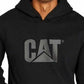 Caterpillar Men's Foundation Logo Print Hoodie Black Size Medium