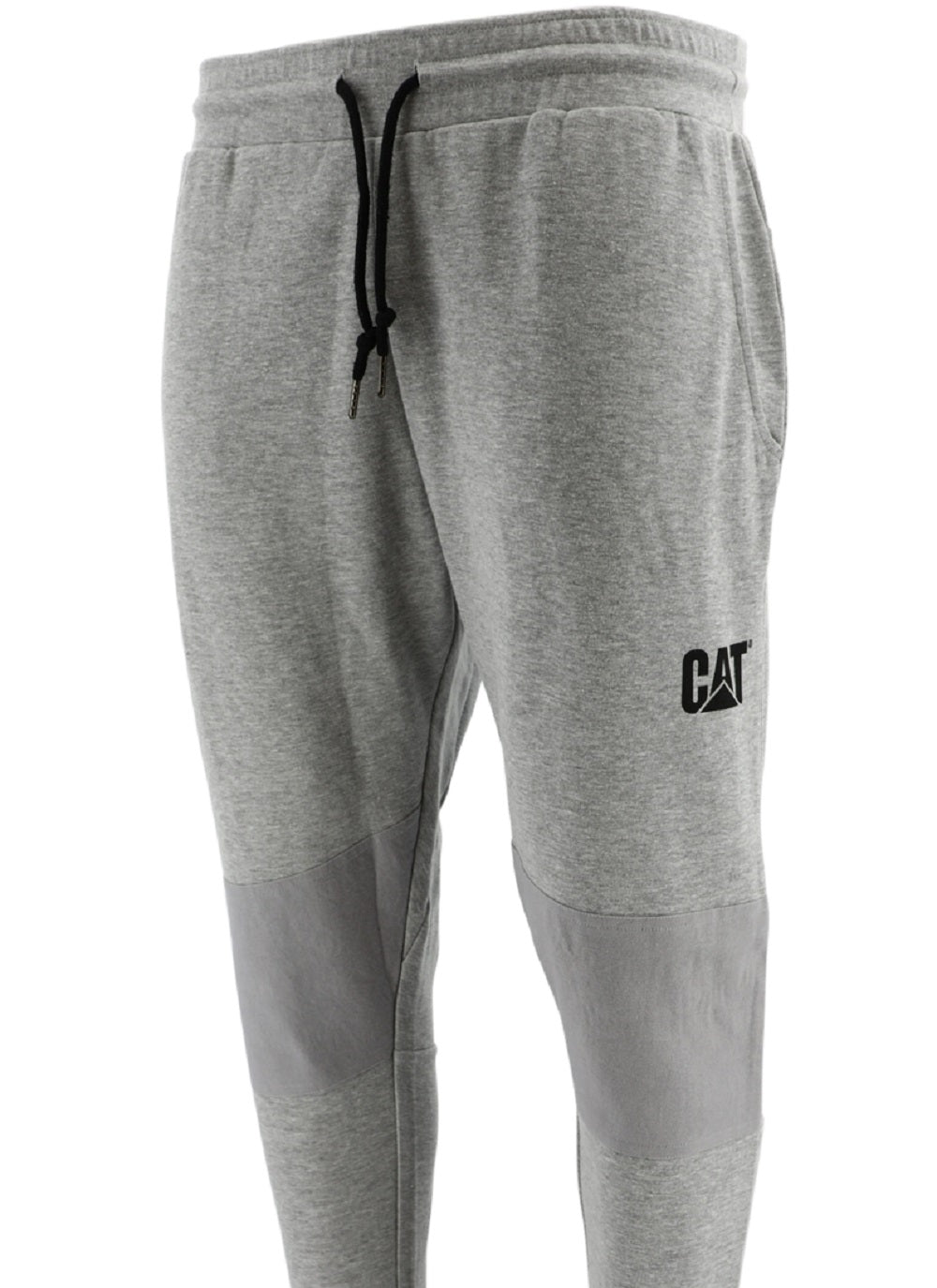 Caterpillar Men's Logo Print Track Pants Gray Size Medium