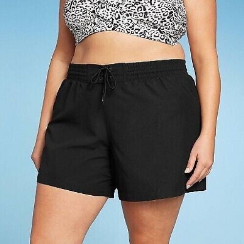 Kona Sol Women's Board Swim Shorts Black Size 3X