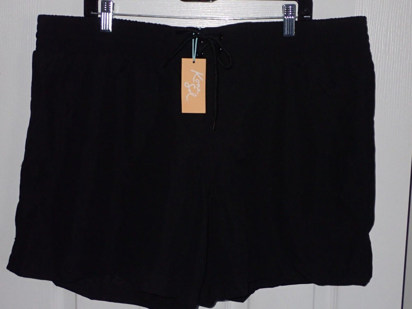 Kona Sol Women's Board Swim Shorts Black Size 3X