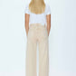 Pistola - Tate Crop High Rise Bowed Wide Leg Jean