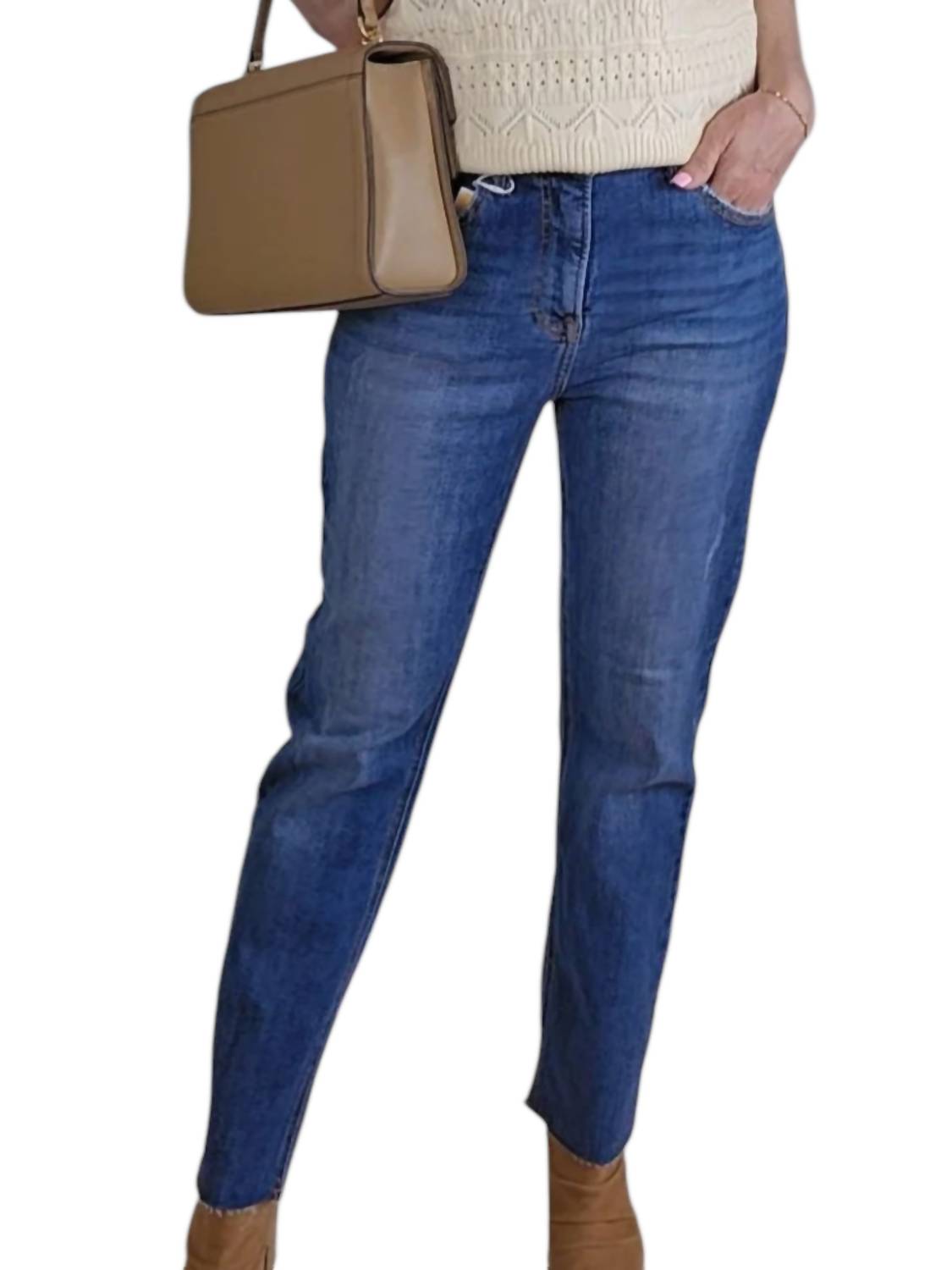 Risen - High Rise Relaxed Jeans