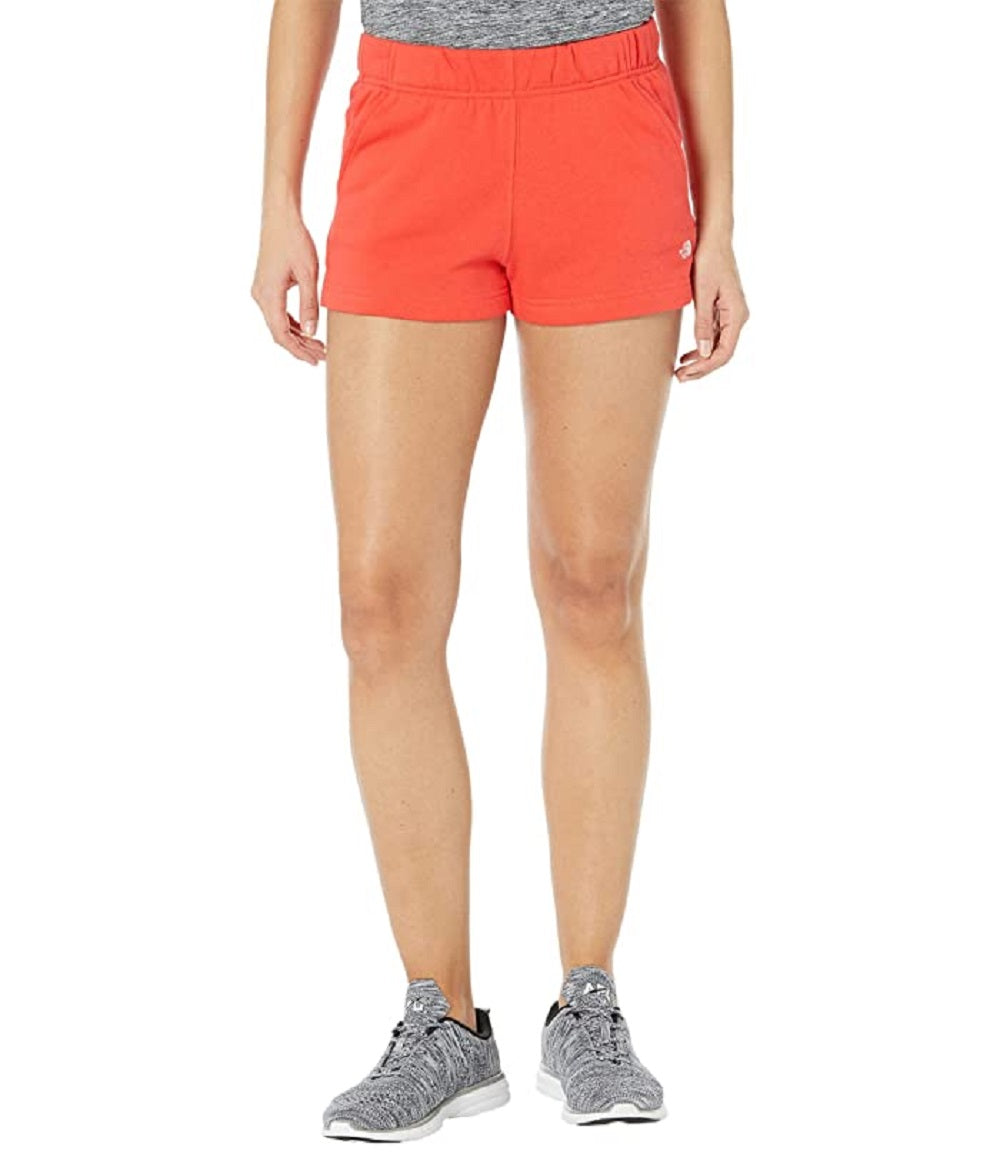 The North Face Women's Logo Shorts Red Size X-Large