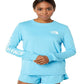 The North Face Women's Brand Proud Long Sleeve Tee Blue Size Small