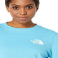 The North Face Women's Brand Proud Long Sleeve Tee Blue Size Small