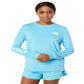 The North Face Women's Brand Proud Long Sleeve Tee Blue Size Medium