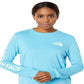 The North Face Women's Brand Proud Long Sleeve Tee Blue Size Medium