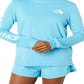 The North Face Women's Brand Proud Long Sleeve Tee Blue Size Medium