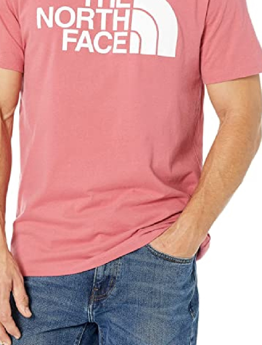 The North Face Men's Half Dome Tee Pink Size X-Large