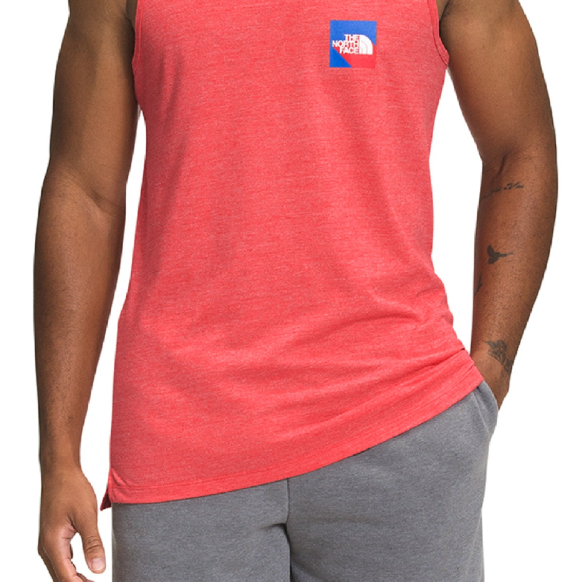 The North Face Men's Americana Tri Blend Tank Red Size Medium