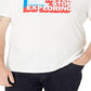 The North Face Men's Americana Tri Blend Short Sleeve Tee White Size Large