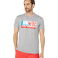 The North Face Men's Americana Tri Blend Short Sleeve Tee Gray Size Small