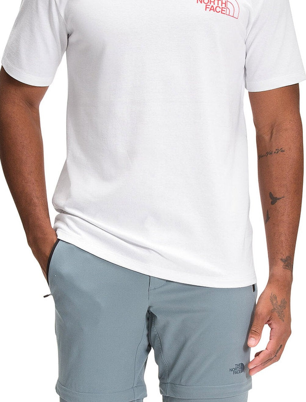 The North Face Men's Trial T-Shirt White Size Small